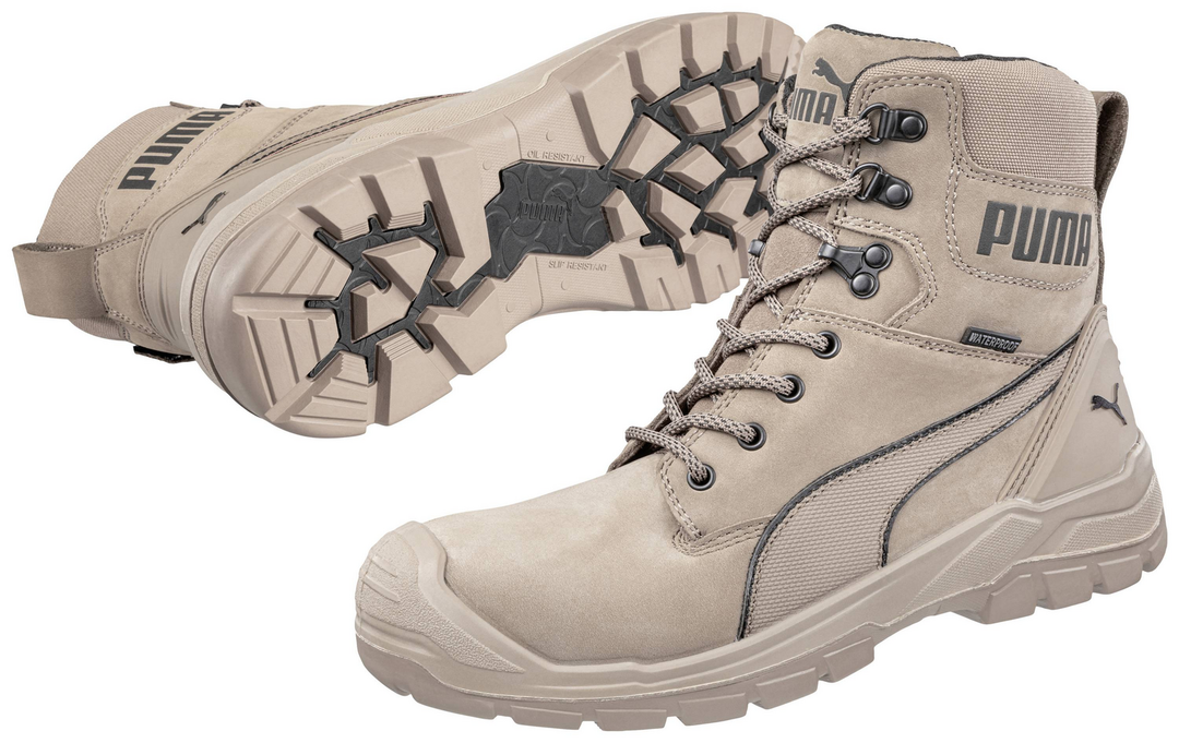 PUMA Conquest STONE HIGH S3 CI HI HRO SRC 630740801000047 Sicherheitsstiefel S3