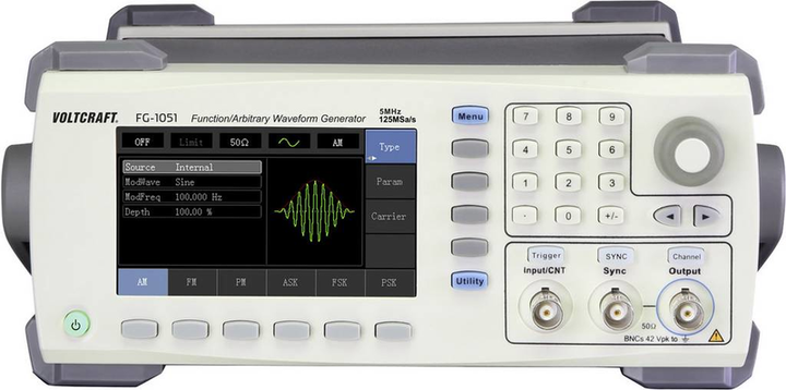 Voltcraft Fg 1051 Funktionsgenerator Netzbetrieben 1 µhz 5 Defektware D-Ware