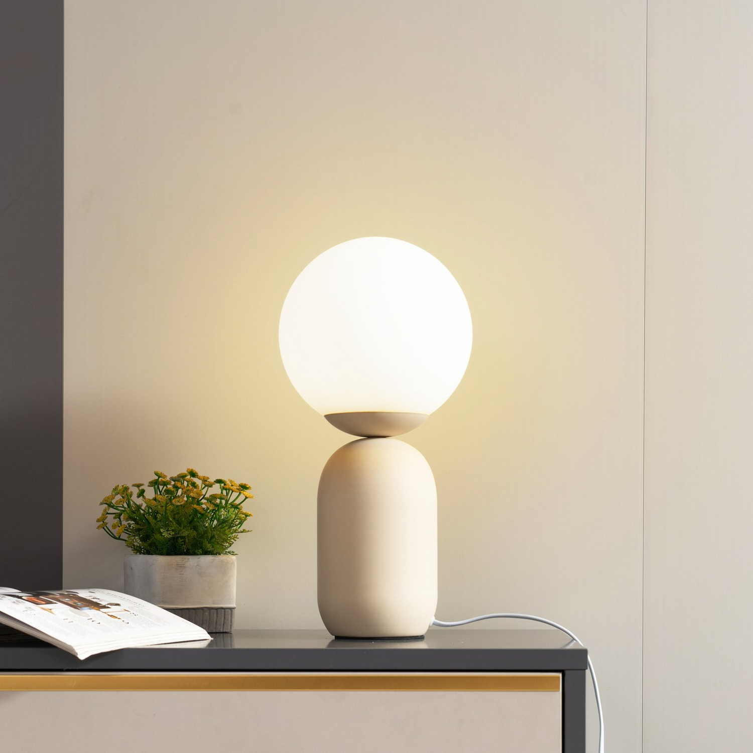 B-Ware Lindby Lennes Tischleuchte Tischlampe Leuchte Lampe Tischbeleuchtung