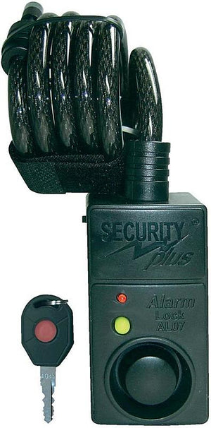 B-Ware Security Plus Al07 Kabelschloss Schloss Fahrradschloss Alarm Bewegungsmelder 1,2