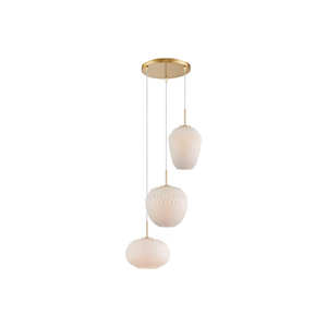 B-Ware Lucande Hängeleuchte Quinara Opal Glas ø 52 Cm Hängelampe Deckenlampe Lampe 713