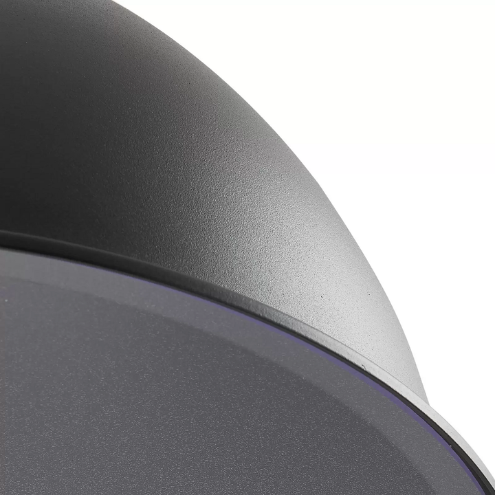 Lindby Außenpendelleuchte Luciane Hängeleuchte Hängelampe schwarz Alu Ø 31,8 cm