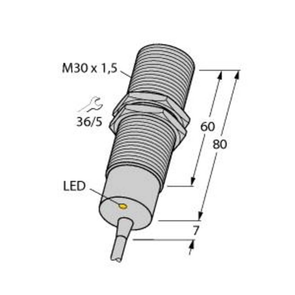 Turck Bi10 M30 Ap6 X/S120 Induktiver Sensor Pnp Schließer M30 Gehäuse Sensorik B-Ware