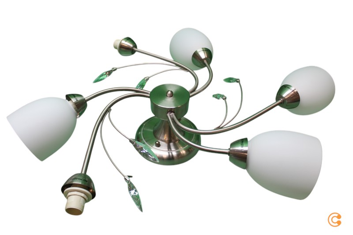 Lindby Sechsflammige Deckenlampe Tatas Leuchte IP20 E14 40W SIEHE TEXT/FOTO