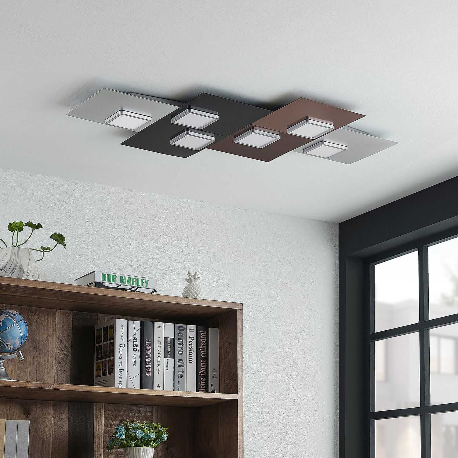 Lindby Upari Led Deckenlampe Deckenlampe Lampe Leuchte Bunt Sechsflammig B-Ware - 4251911713718