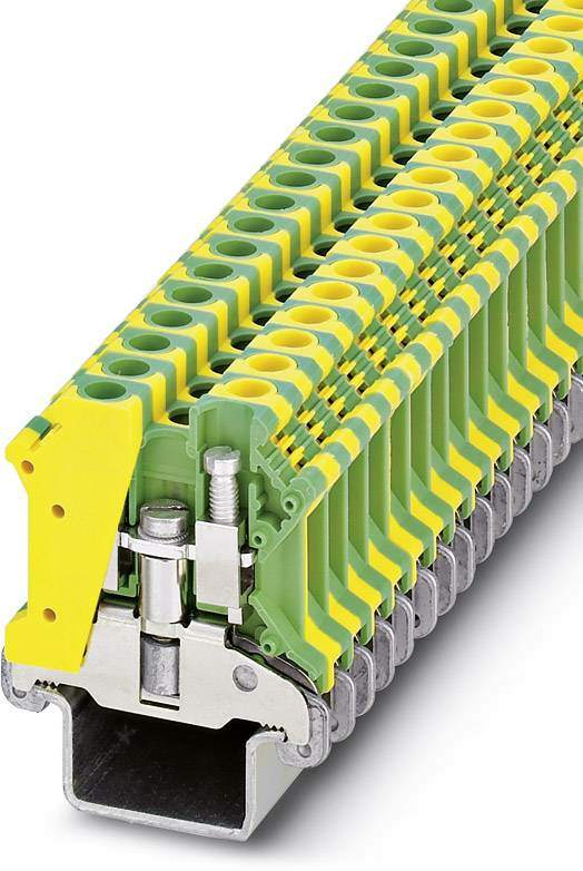 Phoenix Contact Dreistock Schutzleiterklemme Klemme 0.2mm² 6mm² Grün Gelb 50 St. B-Ware - 4017918155223