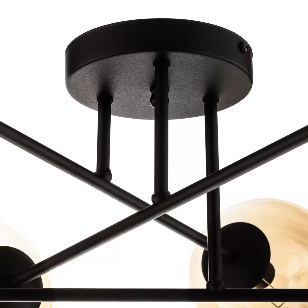 Deckenleuchte Glassy Glas Amber Deckenlampe Pendelleuchte Lampe Kronleuchter 105 B-Ware