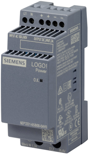 B-Ware Siemens 6EP3331-6SB00-0AY0 Hutschienen-Netzteil (DIN-Rail) 24 V/DC 1.3 A 30W 1x