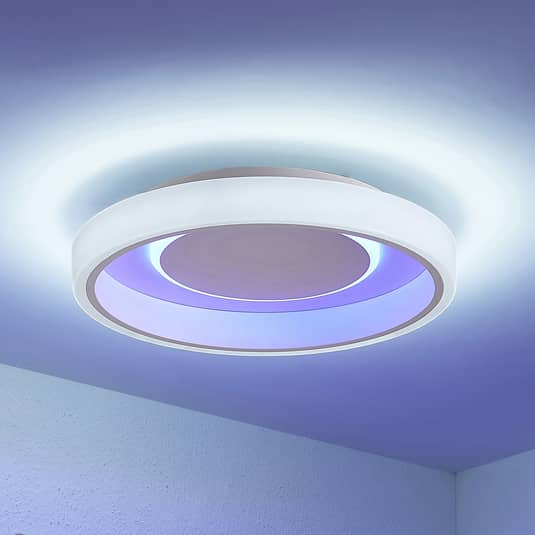 Lindby Wikani Led Deckenlampe Deckenlampe Lampe Leuchte Rgb Cct Dimmbar792 B-Ware