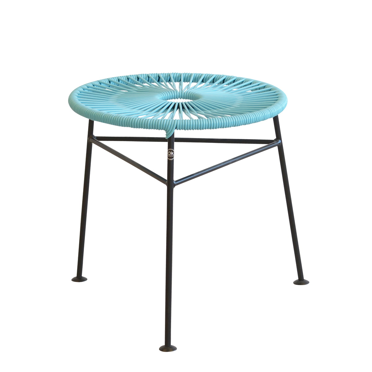 Ok Design Centro Stool Hellblau Hocker Sitzhocker Beistellhocker Ablagetisch B-Ware - 5713653017039