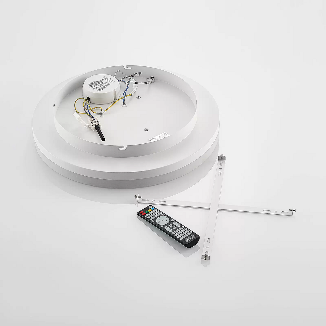 Lindby Deckenleuchte Deckenlampe Deckenlicht Lampe Felisha Dimmbar weiß RGBW LED