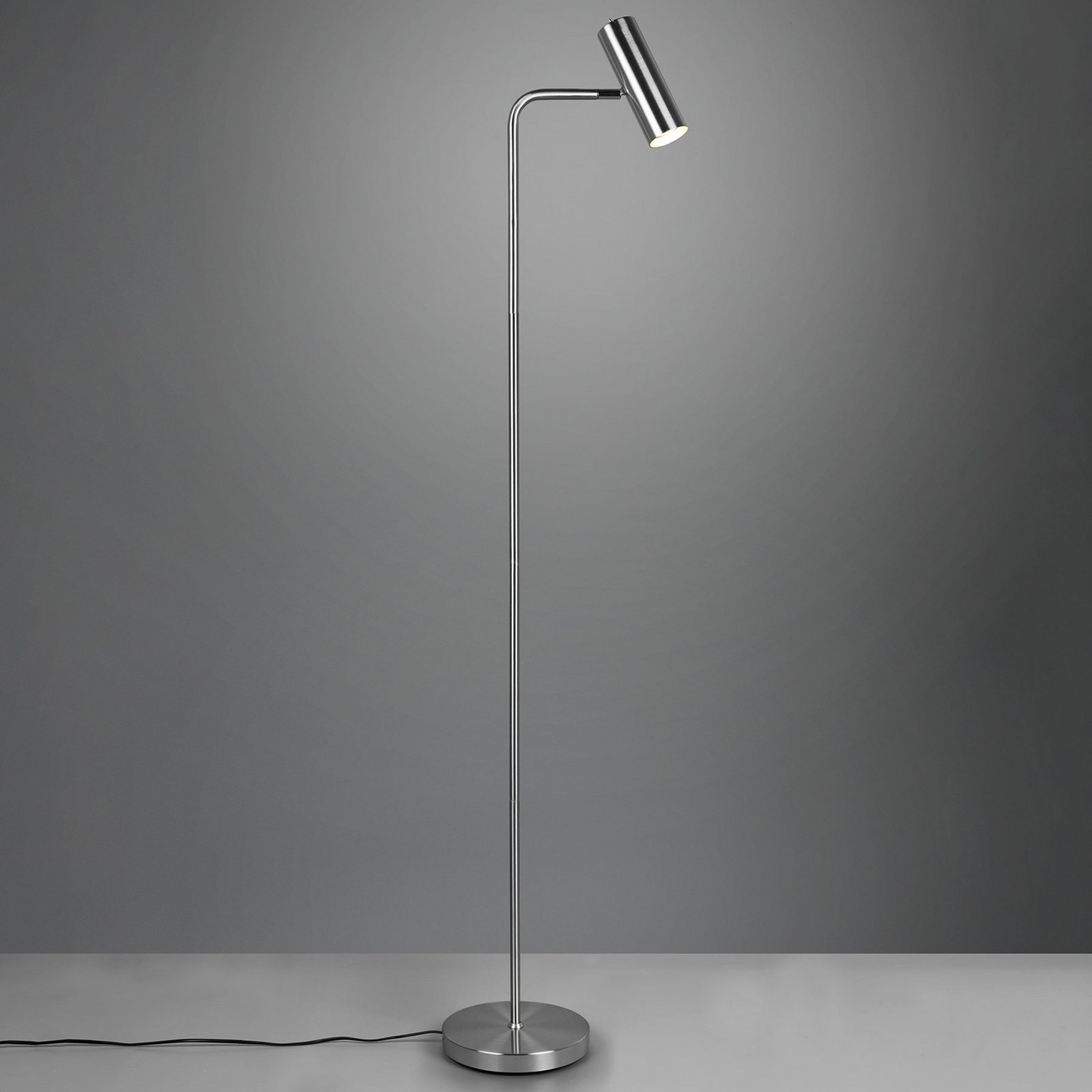 Trio Lighting Stehleuchte Marley Nickel Höhe 151 Cm Metall Stehlampe Lampe Spot B-Ware