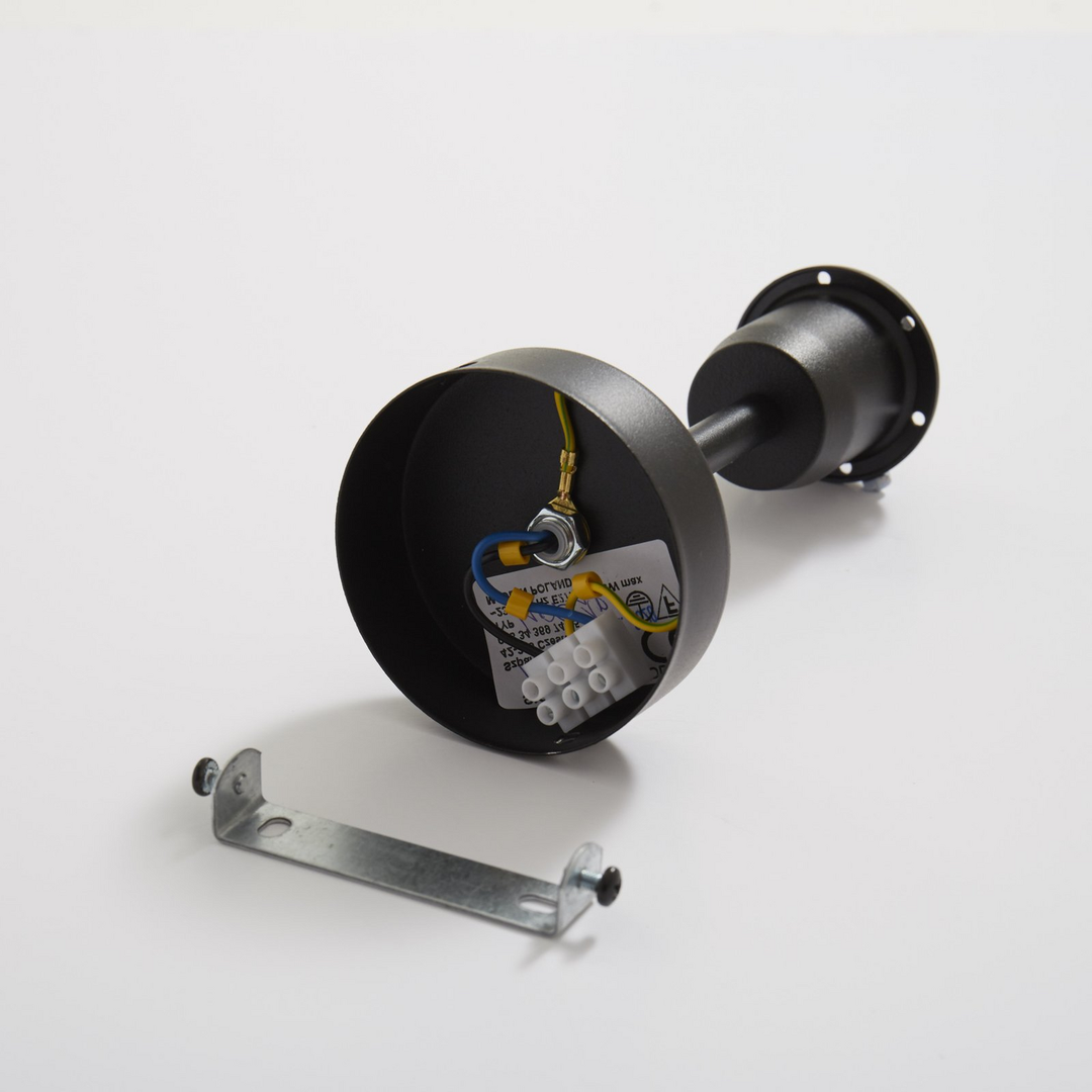 Euluna Deckenlampe Modul Deko Deckenlampe E27 Frez Musterschirm ø 39cm Schwarz B-Ware