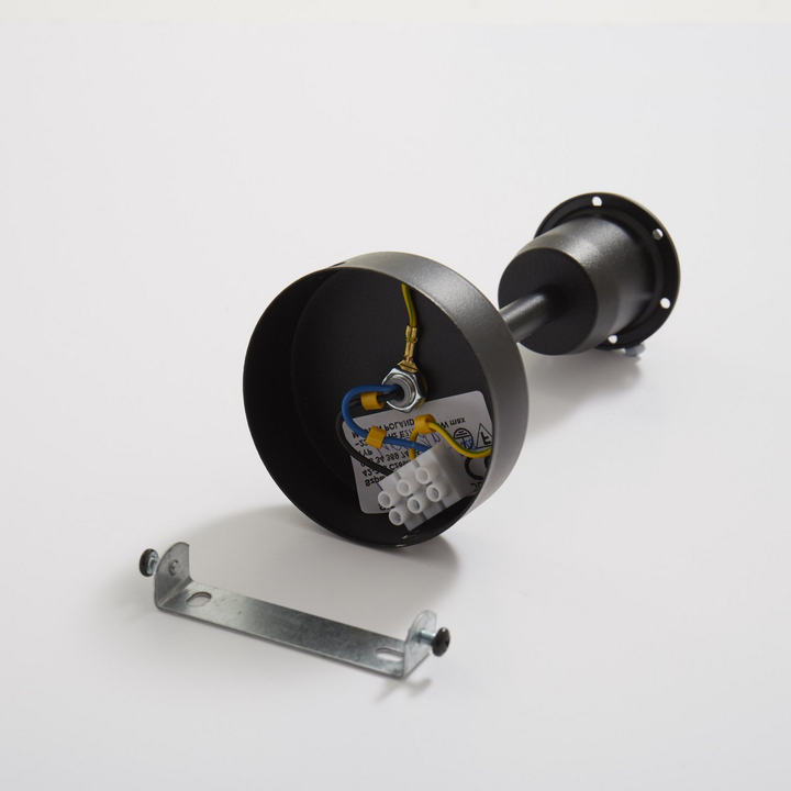 Euluna Deckenlampe Modul Deko Deckenlampe E27 Frez Musterschirm ø 39cm Schwarz B-Ware