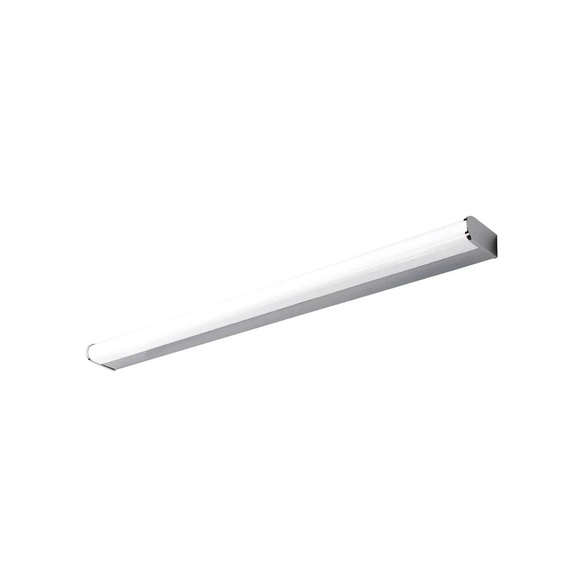 Applique murale LED Lindby pour salle de bain, modèle Philippa, semi-circulaire, 88 cm, 10 W (équivalent 700 W), produit de seconde main. 