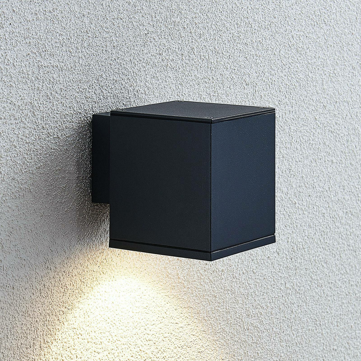 Lindby LED Außenwandlampe Mekita Außenlampe Wandlampe Wandleuchte Lampe Leuchte