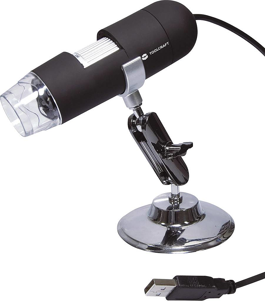 Toolcraft USB Mikroskop 2 Mio Pixel Digitale  200fache Vergrößerung