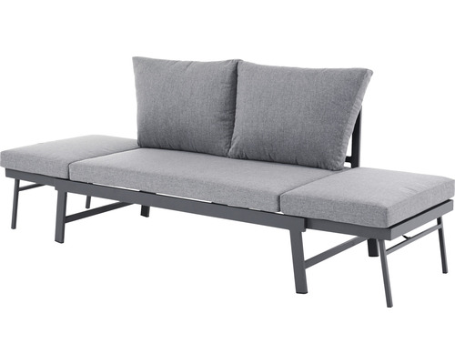 Garden Place Leila Gartenbank Multifunktionsbank Kissen 218 x 72 x 72 klappbar