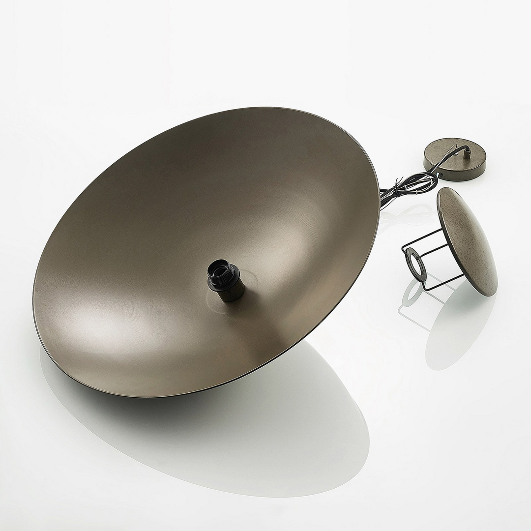 Lindby Emilienne Pendelleuchte Deckenlampe Hängeleuchte E27 Stahl Dunkelgrau100 B-Ware - 4251911749823