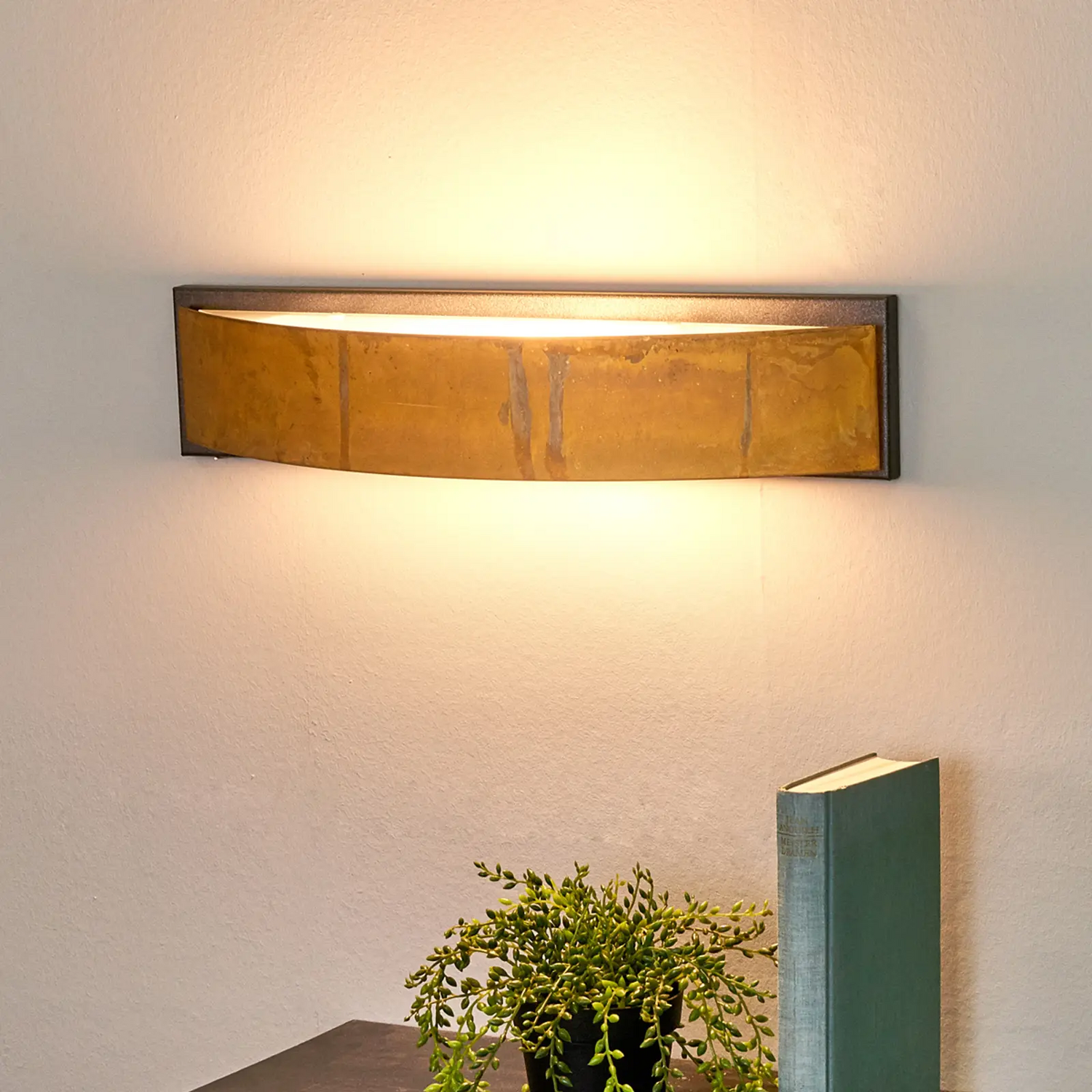 Gibas Wandleuchte Lola Flurleuchte Wandlampe Lampe Leuchte E27  Braun B-Ware - 4052014014241