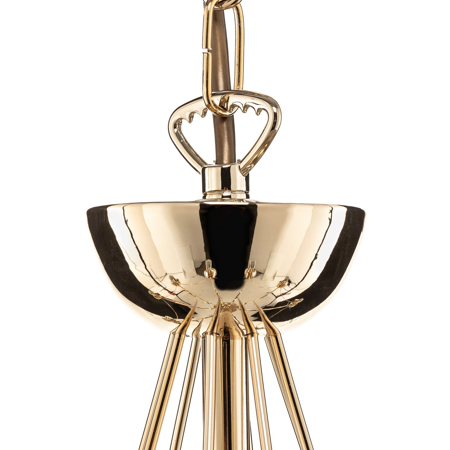 Euluna Kronleuchter Retro Deckenlampe Hängeleuchte Hängelampe Lampe Leuchte Gold B-Ware - 5905563001677