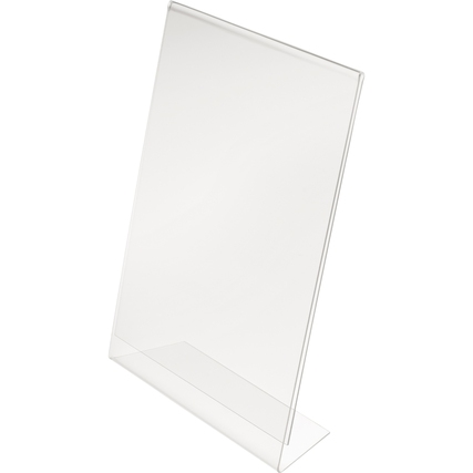 B-Ware Deflecto Tischaufsteller Classic Image L Form Transparent Din 4 Stück