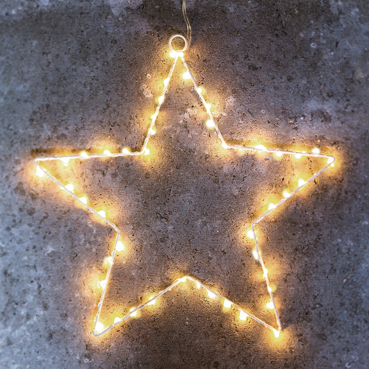 Sirius Led Dekorationsleuchte Liva Star Leuchtstern Fensterdekoration Weiß 70980 B-Ware - 5707310312803
