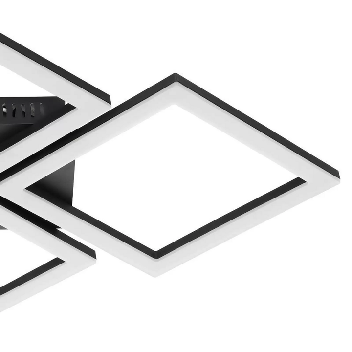 EGLO connect Paranday-Z LED-Deckenlampe 4-flg 63 cm Deckenleuchte Lampe Spot LED