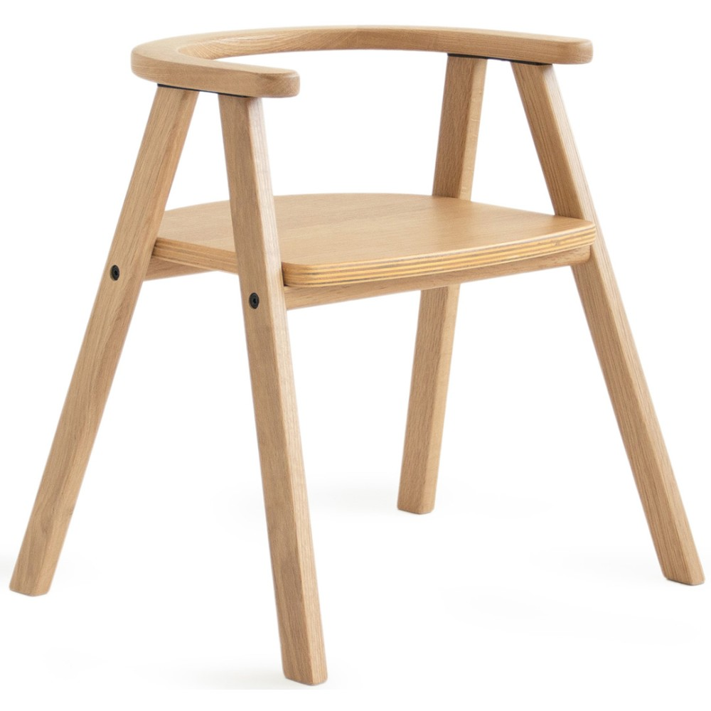 Nobodinoz   Growing Green Kinderstuhl Eiche Natur Möbel Stuhl Sitzmöbel Hocker B-Ware