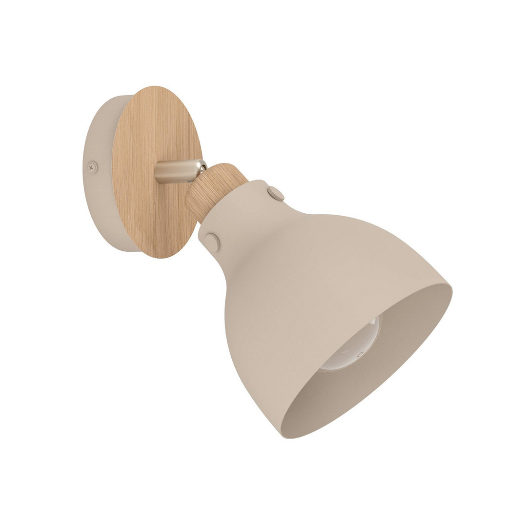 EGLO Wandleuchte Arrecife Wandlampe Wandlicht Leuchte Lampe Licht sand/Holzoptik