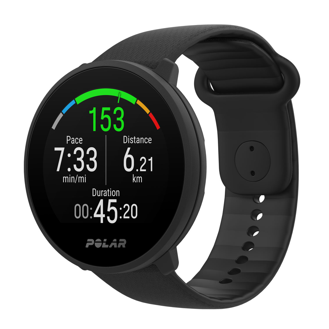 Polar Unite Fitnessuhr Smartwatch Fitnesstracker Sportuhr Laufuhr GPS schwarz