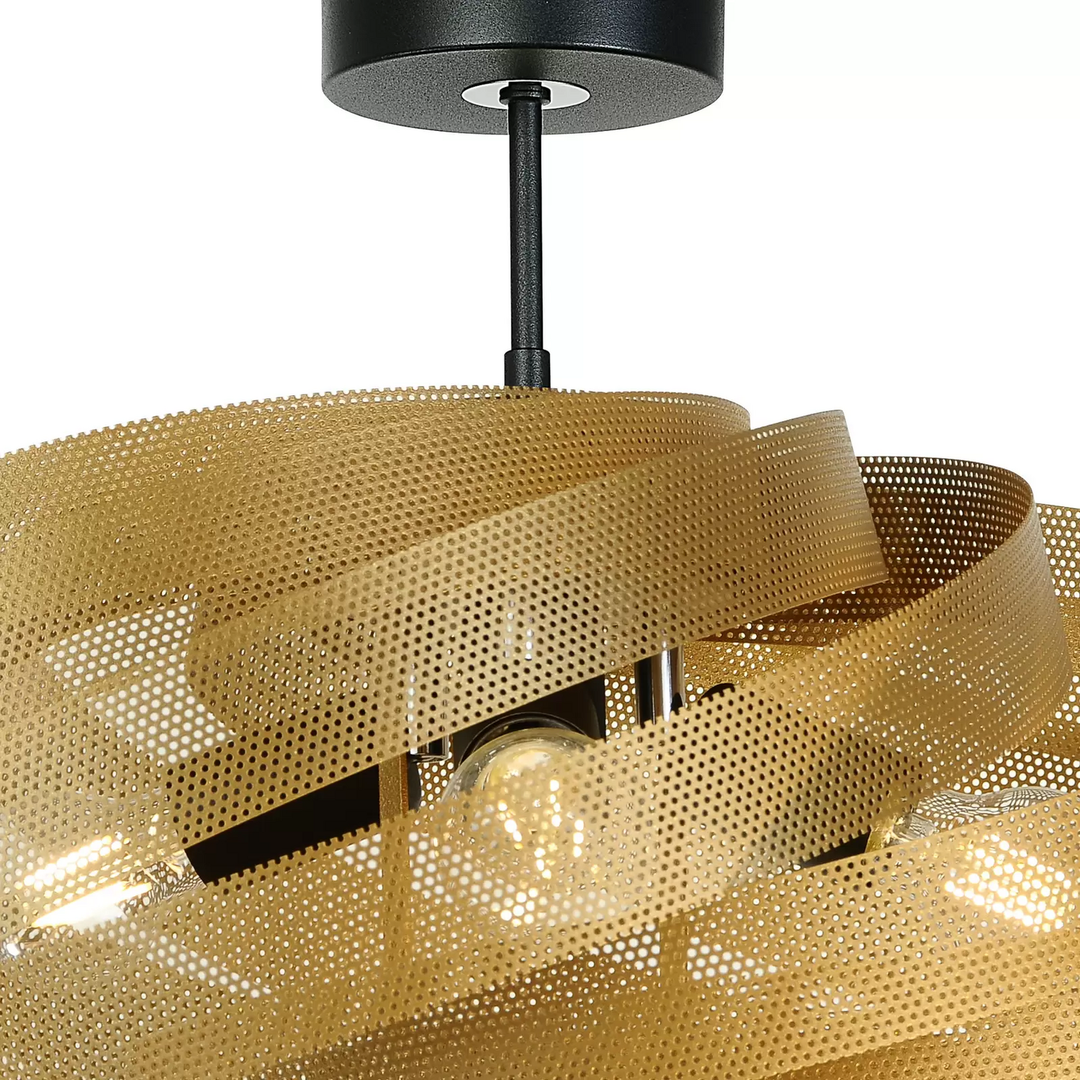 Euluna Deckenleuchte Vento Goldfarben ø 60 Cm Deckenlampe Lampe Leuchte Spot B-Ware - 4251911787368