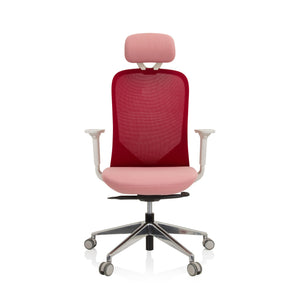 B-Ware hjh OFFICE Bürostuhl Drehstuhl AVEZA PRO Netzstoff Stoff rosa höhenverstellbar