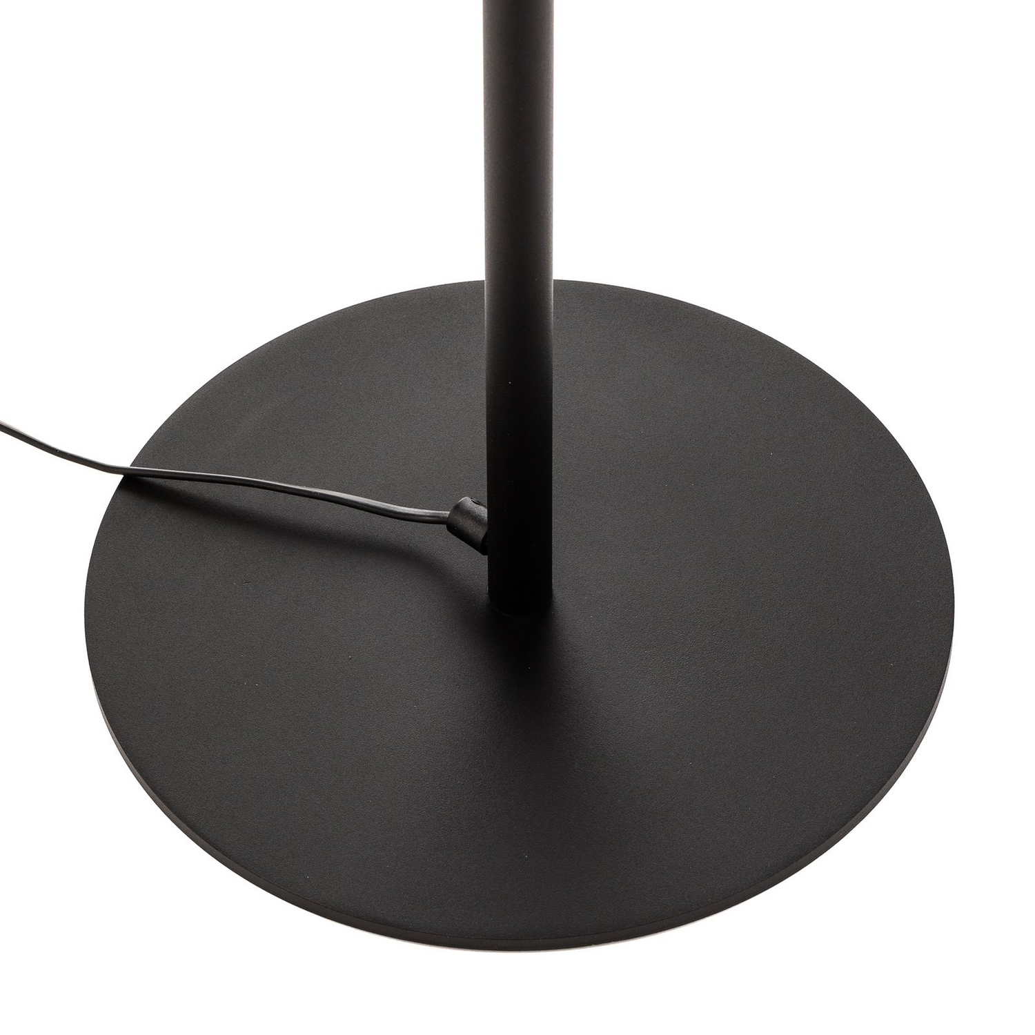 Textil Stehlampe Harris Fuß Schwarz Schirm Leselampe Stehleuchte Leuchte E27 B-Ware - 5902553217162