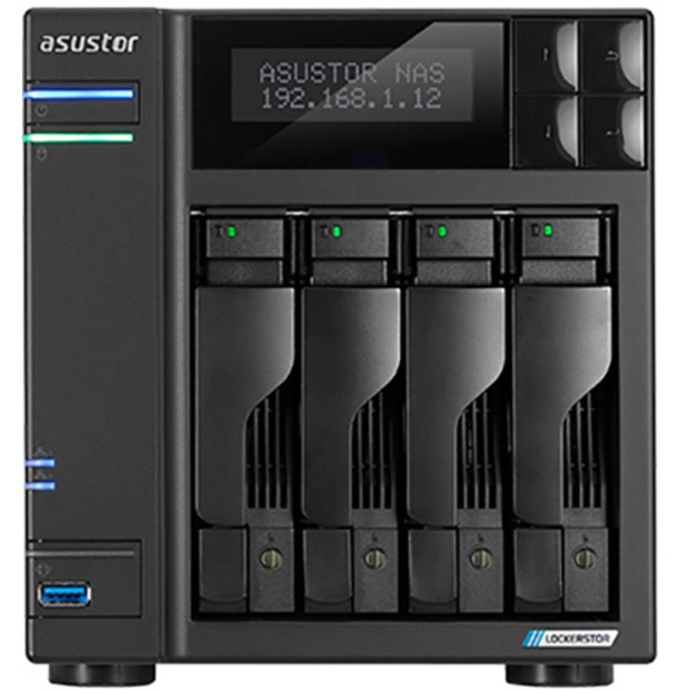 B-Ware Asustor As6604 T Nas Server 4 Bay 3x Usb 3.2 Gen 1 Hub
