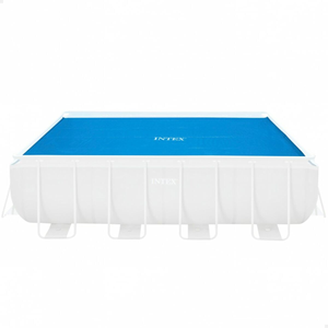 B-Ware Intex Poolabdeckung Blau Modell 28029 Schwimmbadabdeckung Schutz Abdeckung