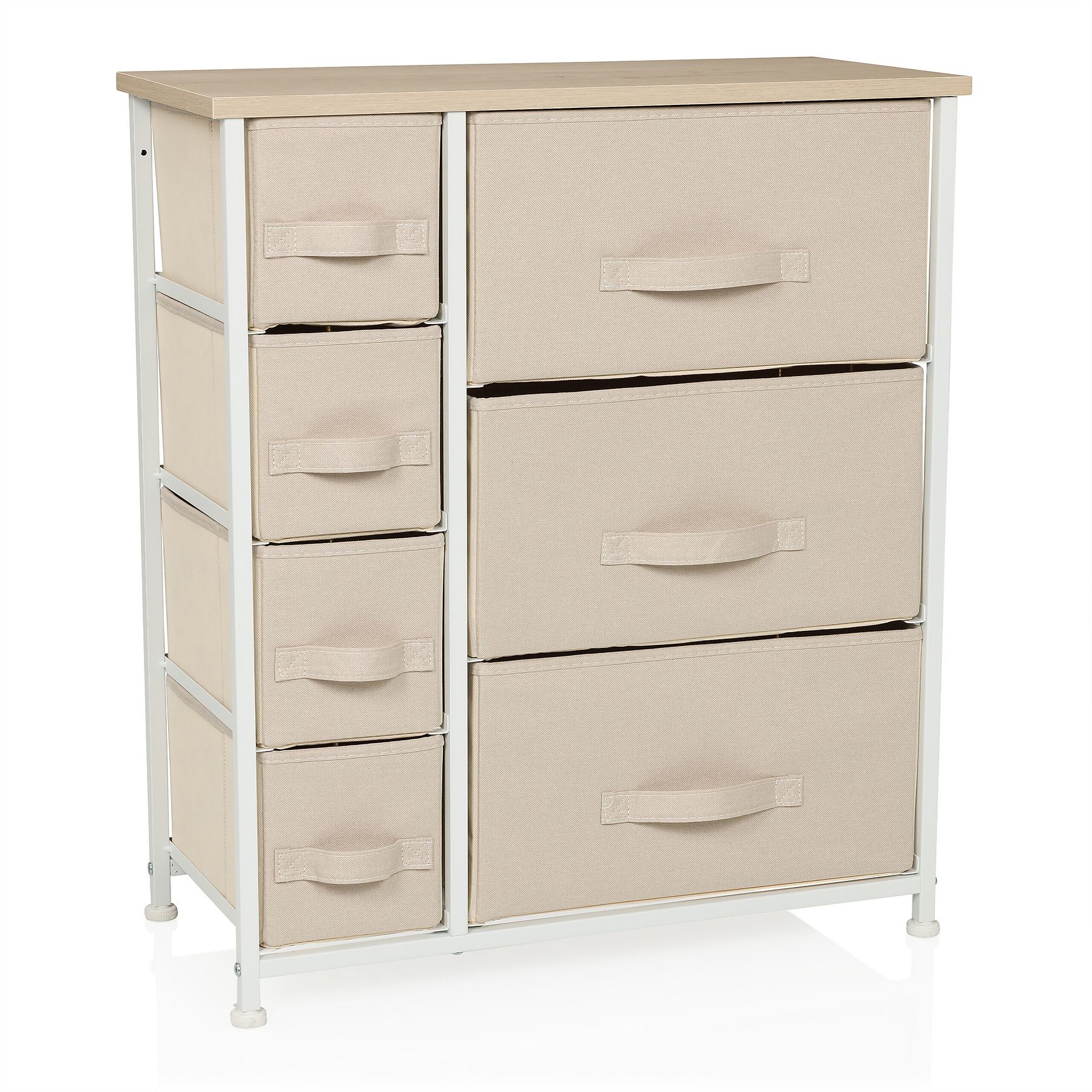 B-Ware Hjh Living Foldress B   Kommode Sidebaord Schubladenkommode Möbel Schrank Beige
