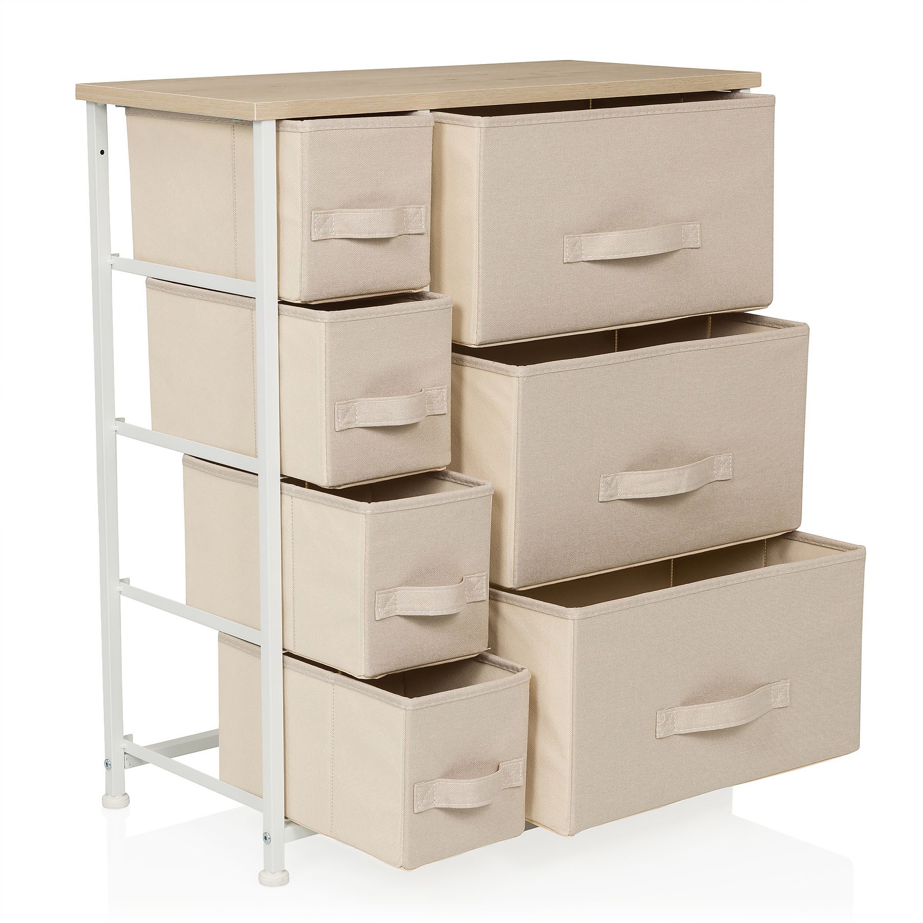 B-Ware Hjh Living Foldress B   Kommode Sidebaord Schubladenkommode Möbel Schrank Beige