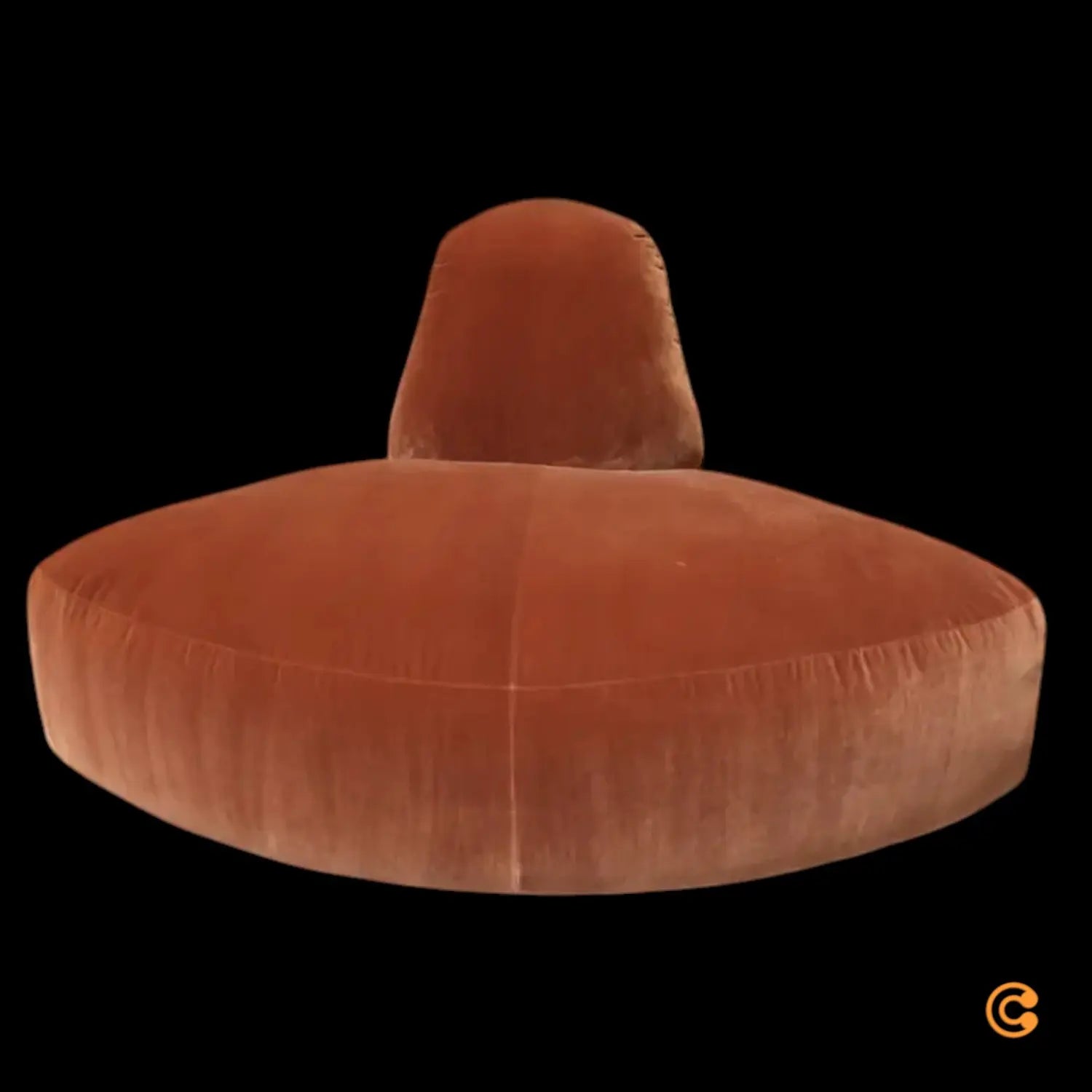 C-Ware Polspotten Sofa Couch Element Rund Samt Eckelement A Round U Siehe Text/Foto - 8718142064898