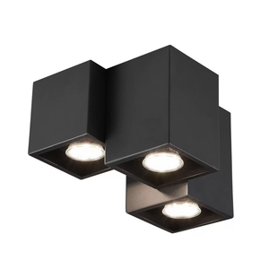 B-Ware Trio Lighting Deckenleuchte Fernando Deckenlampe Lampe Leuchte 3 Flammig Schwarz