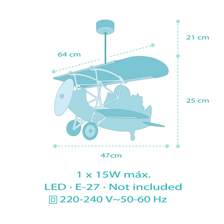 Dalber Lion Plane Hängeleuchte Hängelampe Leuchte Lampe Pendelleuchte Licht B-Ware