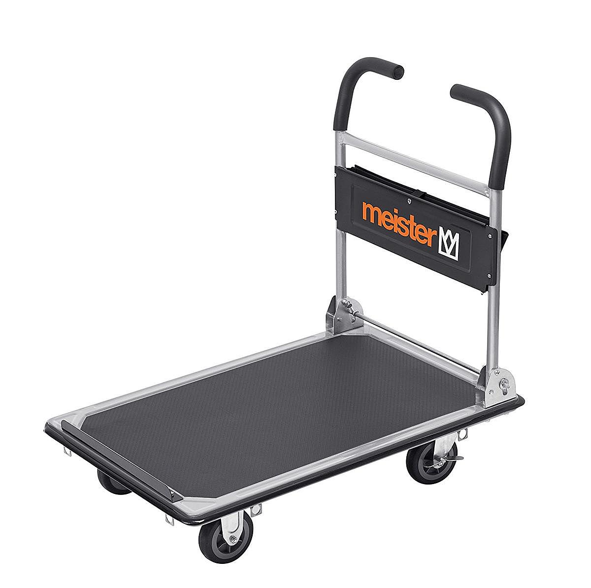 B-Ware Meister Werkzeuge Plattformwagen Wagen Klappbar Ablagefach Stahl Traglast 300 Kg - 4004848985631