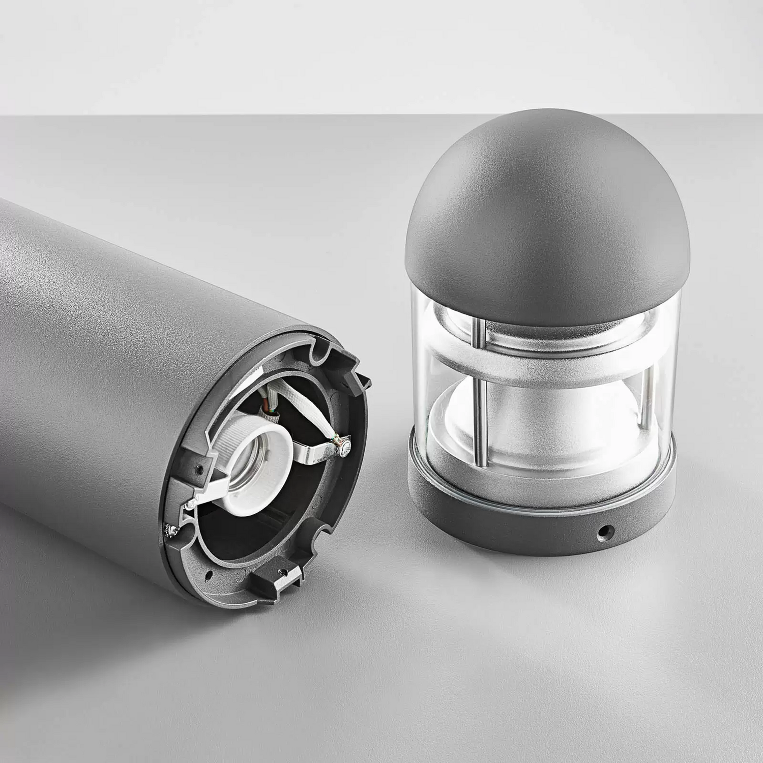 B-Ware Heitronic Schlichte Wegeleuchte Maris Sockelleuchte Leuchte Nachtlicht Lampe E27