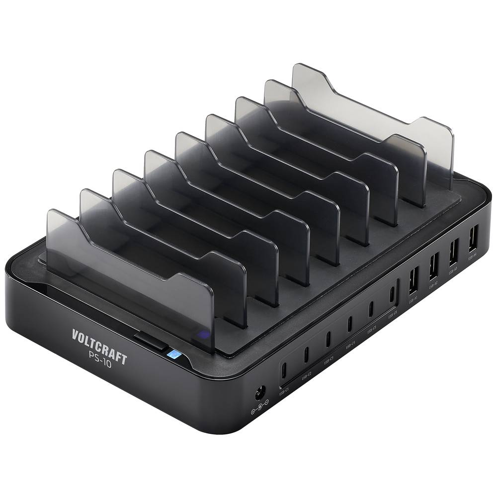 Voltcraft Usb A Usb C Smart Usb Power Station Tischladestation Ladestation B-Ware