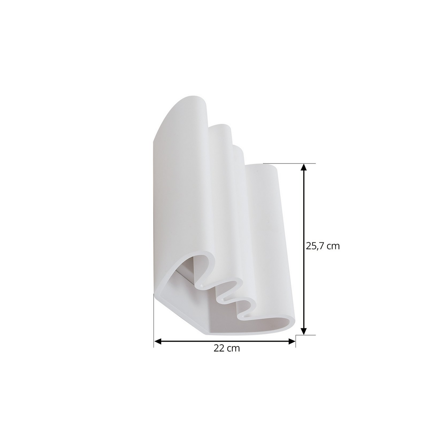 B-Ware Lindby Wandleuchte Novali Weiß Gips Up Down 26 Cm G9 Wandlampe Lampe Leuchte