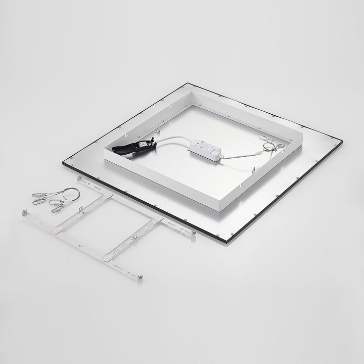 Lindby Nelios LED-Deckenlampe Deckenlampe Lampe Leuchte 4000K 62x62cm