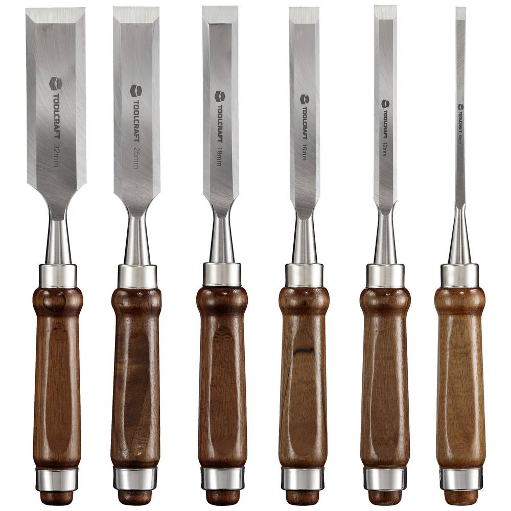 B-Ware Toolcraft 6 Tlg. To 7873785 Holzmeißel Meißel Meißelset Zimmermannsbeitel Beitel