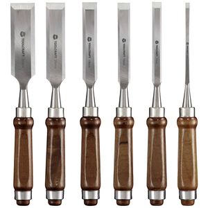 B-Ware Toolcraft 6 Tlg. To 7873785 Holzmeißel Meißel Meißelset Zimmermannsbeitel Beitel
