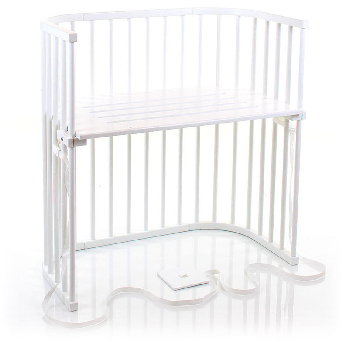 Babybay Baby Beistellbett Babybett Boxspring Liegefläche 51 X 89 Cm Buche Weiß B-Ware