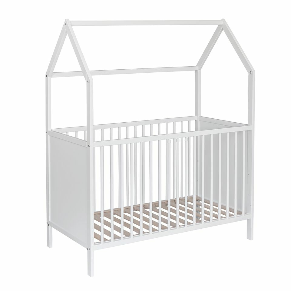 B-Ware Al Ii Hausbett Mats Kinderbett Gitterbett Bett Schutzgitter Baby Juniorbett H84